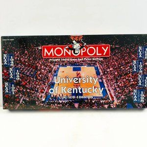 Vintage‎ Monopoly University of Kentucky Limited Edition NCAA Board Game Sealed
